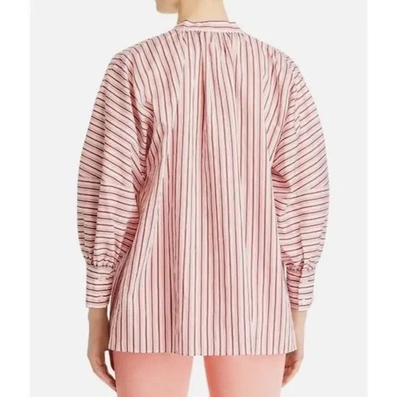BOSS $248 Bateco Oversized Striped Top Size 12 - Picture 4 of 11